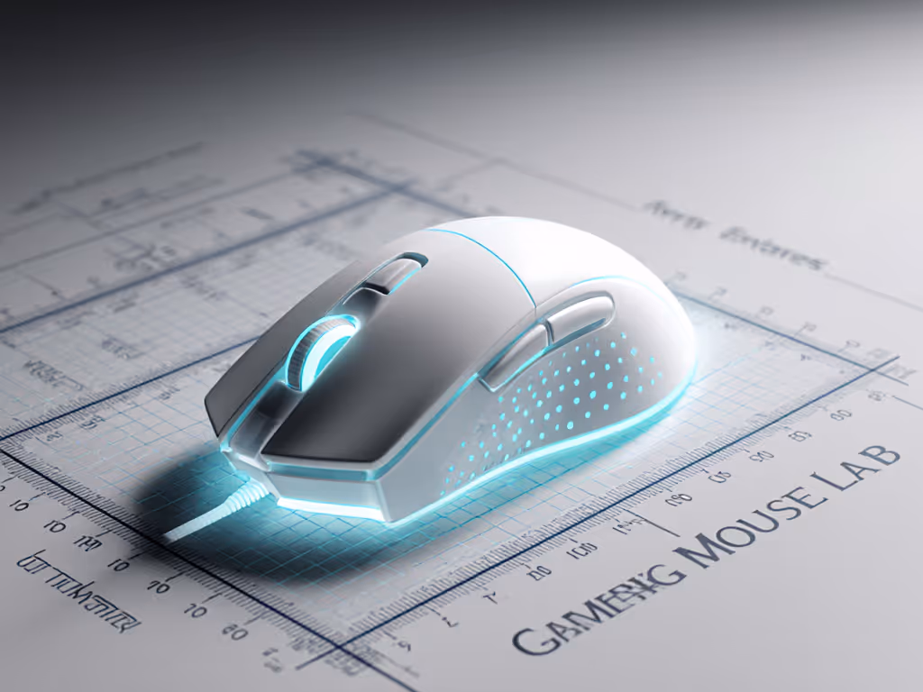 3d_printed_mouse_shell_on_measurement_grid_showing_hand_alignment_points