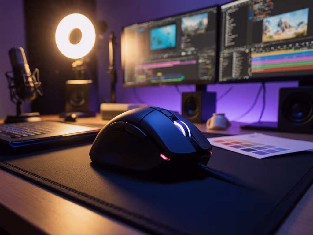 Ideal Gaming Mouse for Content Creators: Stream & Create Comfort